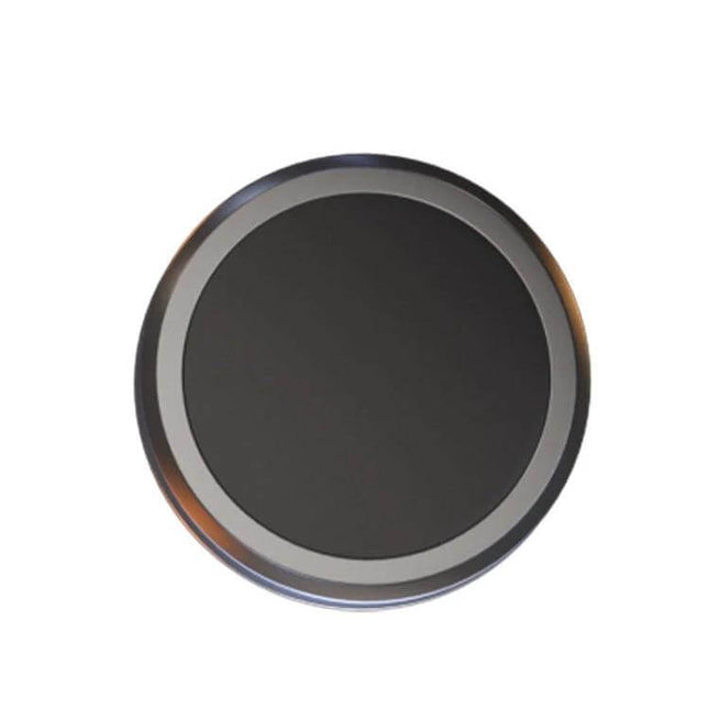 Zero Gravity Steering Wheel Phone Mount Magnetic Holder for Navigation - round slim aluminum magnetic phone pad for steering wheel navigation