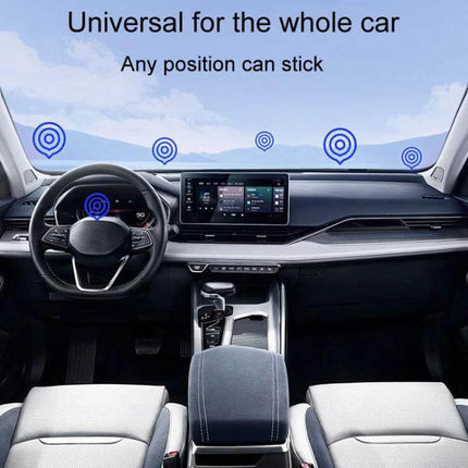 Zero Gravity Steering Wheel Phone Mount Magnetic Holder for Navigation shown in car interior, compact aluminum alloy bracket placed on steering wheel