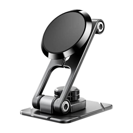 Foldable Suspension Car Phone Holder With Magnetic Dashboard Mount compact aluminum alloy magnetic dash phone mount