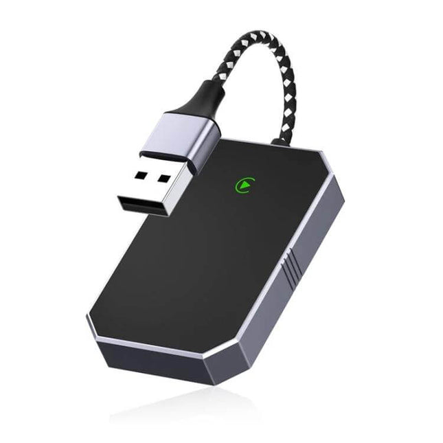 CarPlay Box Wired To Wireless Bluetooth Adapter For Android And iOS compact aluminum USB-to-Type-C dongle for wireless CarPlay and hands-free calling