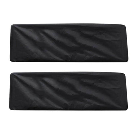 Waterproof Dustproof Oxford Cloth License Plate Protector – thick black cover shields plate from water, dust and prying eyes for parking privacy