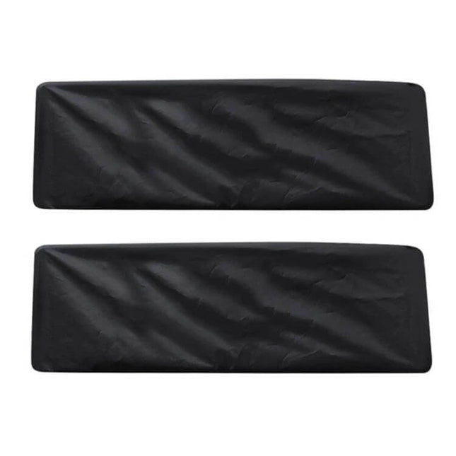 Waterproof Dustproof Oxford Cloth License Plate Protector – thick black cover shields plate from water, dust and prying eyes for parking privacy