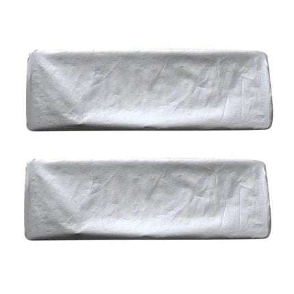 Waterproof Dustproof Oxford Cloth License Plate Protector covering two rectangular license plates, thickened oxford cloth privacy cover