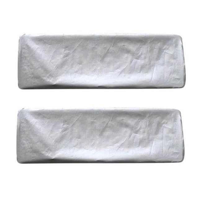 Waterproof Dustproof Oxford Cloth License Plate Protector covering two rectangular license plates, thickened oxford cloth privacy cover