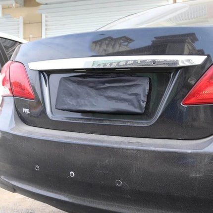 Waterproof Dustproof Oxford Cloth License Plate Protector covering car plate to shield from water dust and conceal during parking