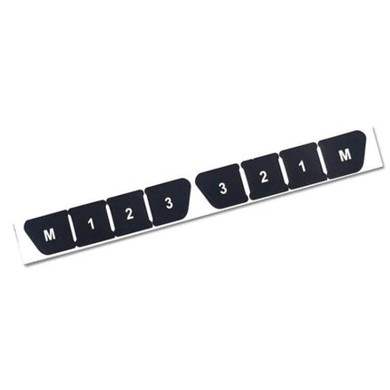 Vinyl Repair Sticker for Mercedes-Benz Air Conditioning Buttons black numbered memory button decals for C-Class W204 and E-Class W212