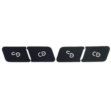 Inner Door Switch Repair Sticker for Mercedes Benz W204 C300 2007-2014 - black replacement decals for worn inner door AC control buttons