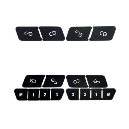 Inner Door Switch Repair Sticker for Mercedes Benz W204 C300 2007-2014 black replacement stickers for worn door control buttons