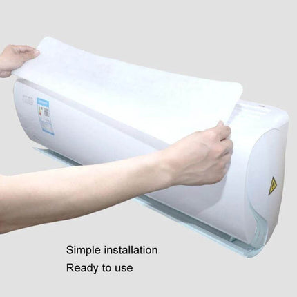 Disposable AC Air Purification Filter For Household Use 22x80cm installed on wall AC for dust and hair capture, easy simple installation