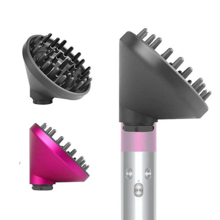 Airwrap Diffuser Attachment Replacement Part For Curly Hair - bowl-shaped diffuser with comb teeth for defining curls and reducing frizz