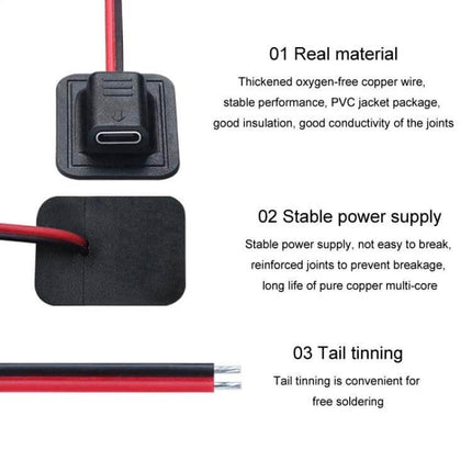 Sewing Wire Charging Cable For Protective Heating Equipment copper core silicone jacket nickel-plated connectors for heated clothing and gloves