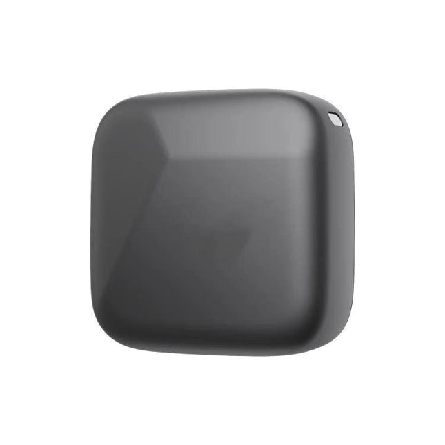 DJI Mic Mini Transmitter for Everyday Audio Recording compact gray charging case shown on white background