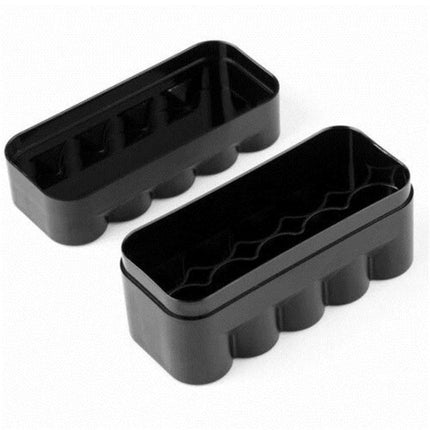 Storage Box for 120 Film Negatives with 10-Roll Capacity - durable black plastic case protecting up to 10 rolls from dust and moisture for travel