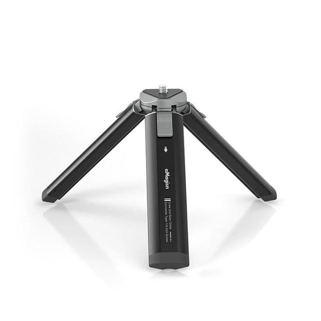 AMagisn Mini Metal Desktop Tripod for Cameras and SLR Accessories compact black tabletop tripod for vloggers and photographers