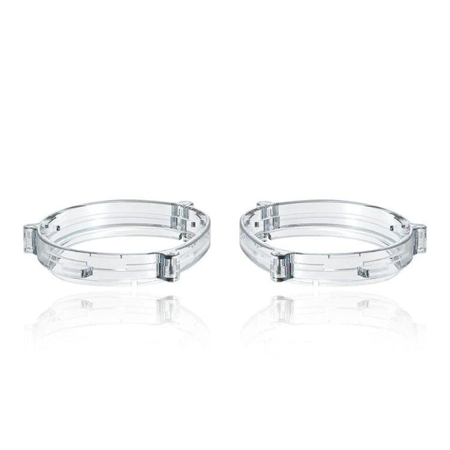 Protective Magnetic Frame for Meta Quest 3 with Anti-Blue Light Lenses clear replacement frames shown side by side