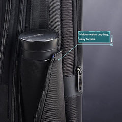 Mochila para computadora portátil de gran capacidad para viajes de negocios Bopai 61-26111 con puerto USB + tipo C