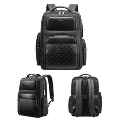 Mochila para computadora portátil de negocios de gran capacidad impermeable Bopai 61-91911 con puerto USB + tipo C