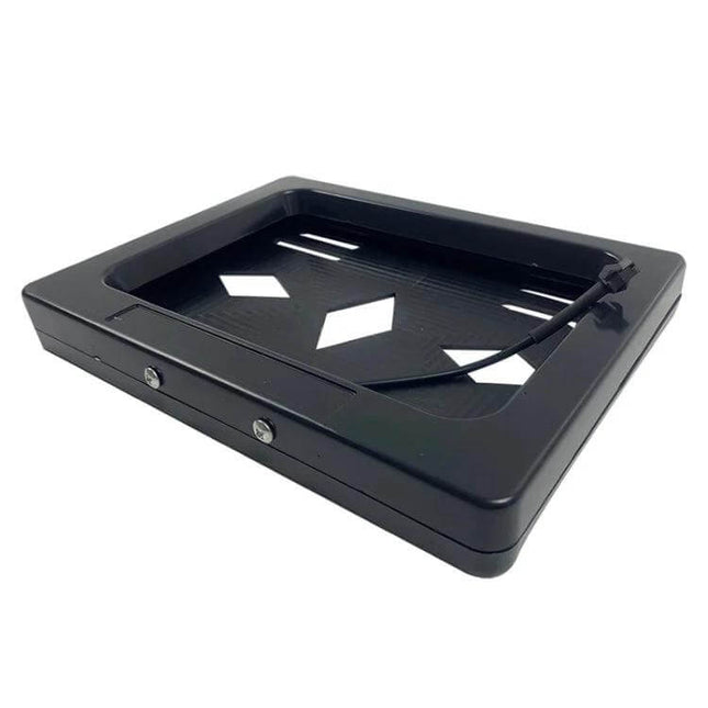 Concealed EU Standard Motorcycle License Plate Roller Shutter black iron hidden plate frame for secure parking and theft protection