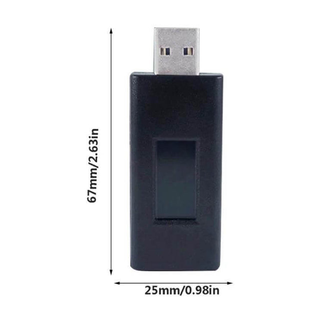 Universal USB GPS Signal Blocker for Privacy Protection in Vehicles - compact black USB device 67mm x 25mm for blocking card-less tracking in cars