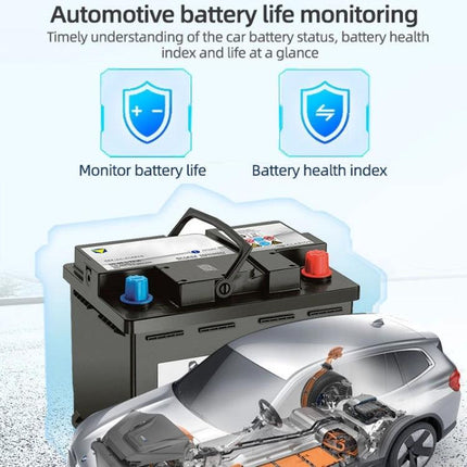 Essential Tool for Monitoring Car Battery in Daily Drives - OBD2 scanner showing battery life monitoring and battery health index