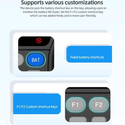Essential Tool for Monitoring Car Battery in Daily Drives - OBD2 scanner with BAT, F1 and F2 battery shortcut keys on 2.4-inch color display