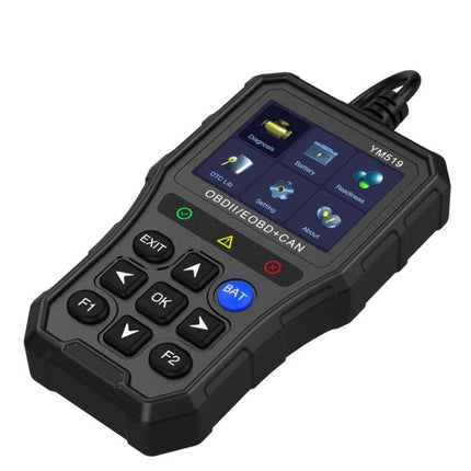 Practical Gadget for Everyday Car Maintenance Checks - handheld OBD2 scanner reading fault codes and battery data