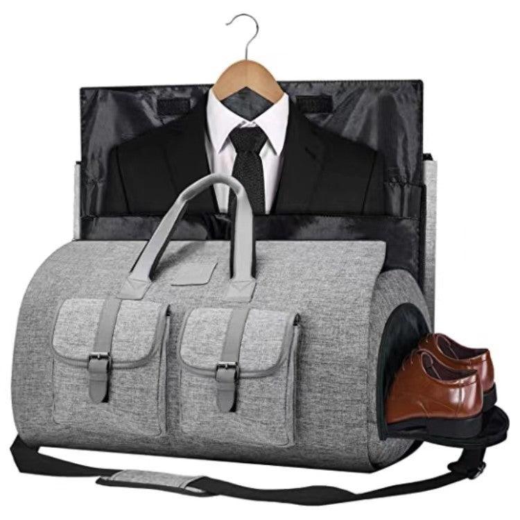 Premium 45L Travel Suit Carrier Bag with Shoe Storage and Adjustable Strap