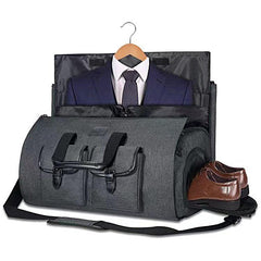 Premium 45L Travel Suit Carrier Bag with Shoe Storage and Adjustable Strap