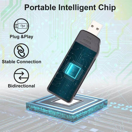 Onefavor Portable CF Card Reader for Easy Data Transfer - USB 2.0 plug-and-play CF card reader with stable bidirectional connection