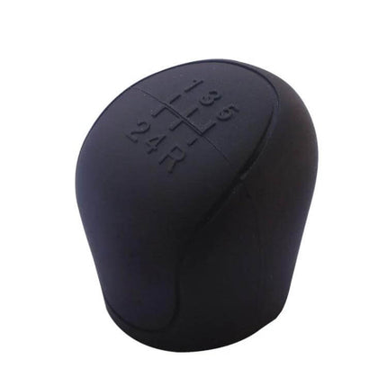 Silicone Gear Shift And Handbrake Cover Anti Slip Universal Fit - black silicone gear shift knob cover with textured grip
