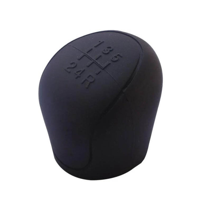 Silicone Gear Shift And Handbrake Cover Anti Slip Universal Fit - black silicone gear shift knob cover with textured grip