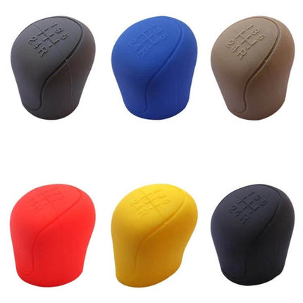 Silicone Gear Shift And Handbrake Cover Anti Slip Universal Fit - assorted colored silicone gear shift knob and handbrake covers