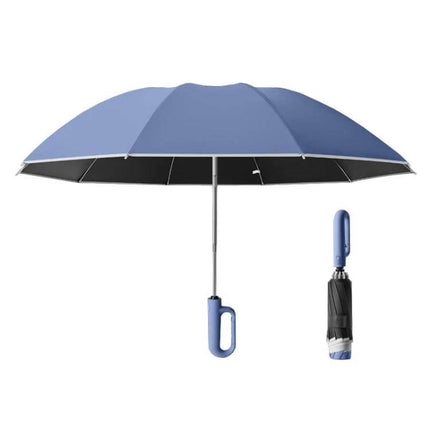 Automatic Foldable Umbrella for Rain and Sun Protection with automatic open/close, compact tri-fold design and ergonomic handle