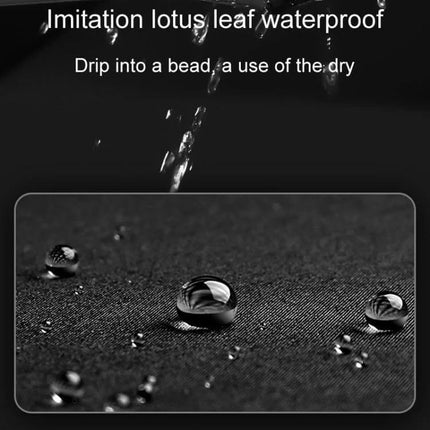 Automatic Foldable Umbrella for Rain and Sun Protection with lotus-leaf waterproof fabric showing water beading