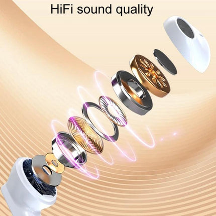 Wireless In Ear Earphones For Commuting And Workouts showing exploded HiFi driver components and Bluetooth performance