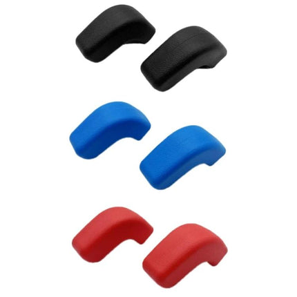 Jeep Wrangler Bumper Hook Cover for Daily Driving Protection - PPE bumper hook covers in black blue red set