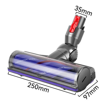 Soft Velvet Roller Brush Head for Dyson Vacuum Cleaners - 250mm soft velvet roller for carpets, hard floors, pet hair and dust removal