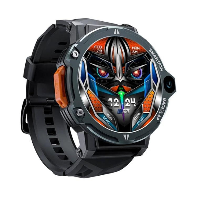 LOKMAT Smart Watch for Daily Connectivity and Timekeeping rugged smartwatch showing colorful digital watch face, notifications and health tracking