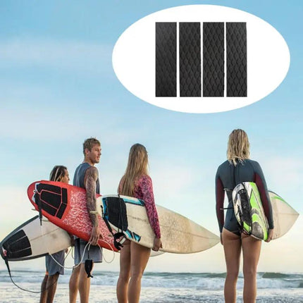EVA Shortboard Diamond Traction Pad 4 Pack Multicolor | Syndmart