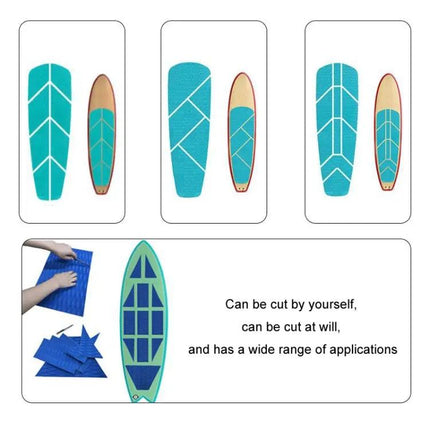 4-Piece EVA Anti-Skid Surfboard Kayak Foot Pads Set | Syndmart
