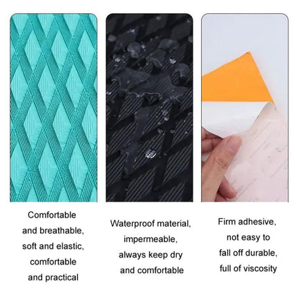 4-Piece EVA Anti-Skid Surfboard Kayak Foot Pads Set | Syndmart