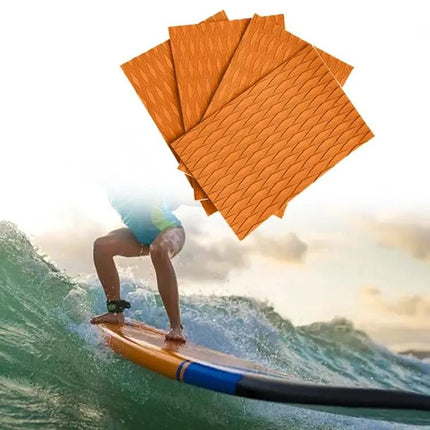 4-Piece EVA Anti-Skid Surfboard Kayak Foot Pads Set | Syndmart