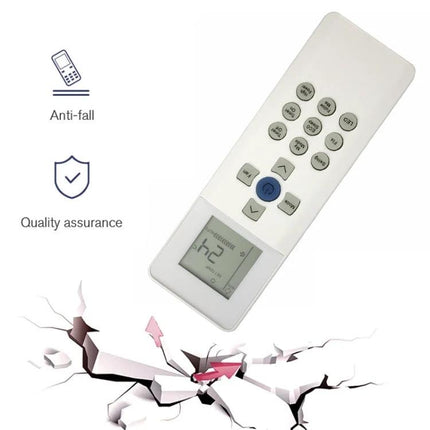 Carrier Compatible Air Conditioner Remote Control replacement white remote with LCD and buttons for RG67N BGEF models