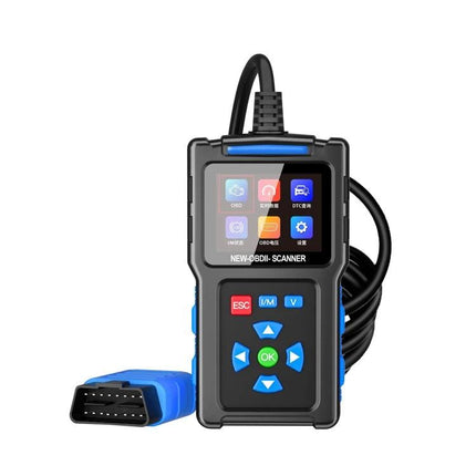 Essential Car Diagnostic Tool for Safe Daily Driving - handheld OBD2 scanner with color screen and cable for reading and clearing engine codes
