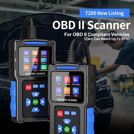 Essential Car Diagnostic Tool for Safe Daily Driving - handheld OBD II scanner plugged into car for real-time engine data and code clearing