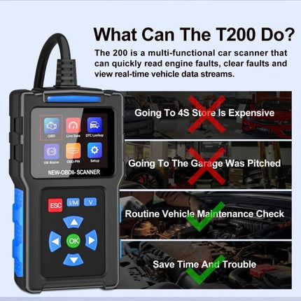 Essential Car Diagnostic Tool for Safe Daily Driving - compact OBDII scanner reads engine faults, real-time data, clears codes for routine vehicle checks