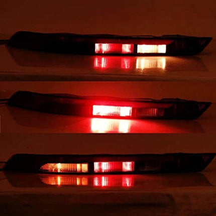 Audi Q5 Rear Bumper Taillight With Wire For Daily Driving illuminated red and amber LED assembly showing brake and signal functions
