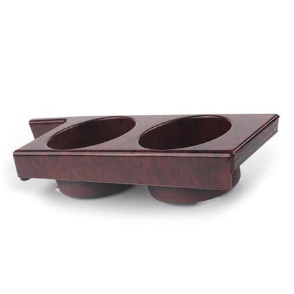 Center Console Cup Holder For Car Keeps Drinks Secure Black - glossy ABS dual cup holder for BMW 5 Series E39 interior, reduces spills and clutter