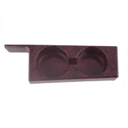 Center Console Cup Holder For Car Keeps Drinks Secure Black - gloss ABS double cup holder for BMW 5 Series E39 528i 530i M53