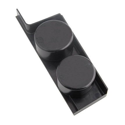 Center Console Cup Holder For Car Keeps Drinks Secure Black - ABS glossy dual cup insert for BMW 5 Series E39 528i 530i M53